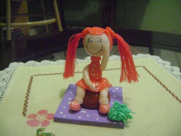 boneca em biscuit